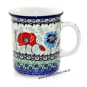 Kubek klasyczny 0,3L dek. U4968X Polskie Kwiaty Unikat